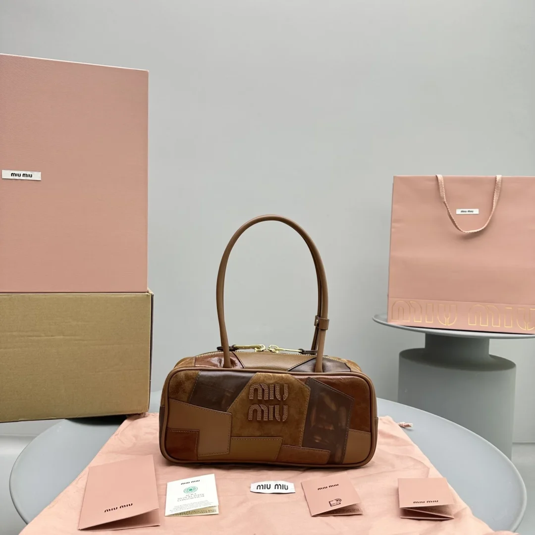 Miu Miu Leather Patchwork Beau Bag