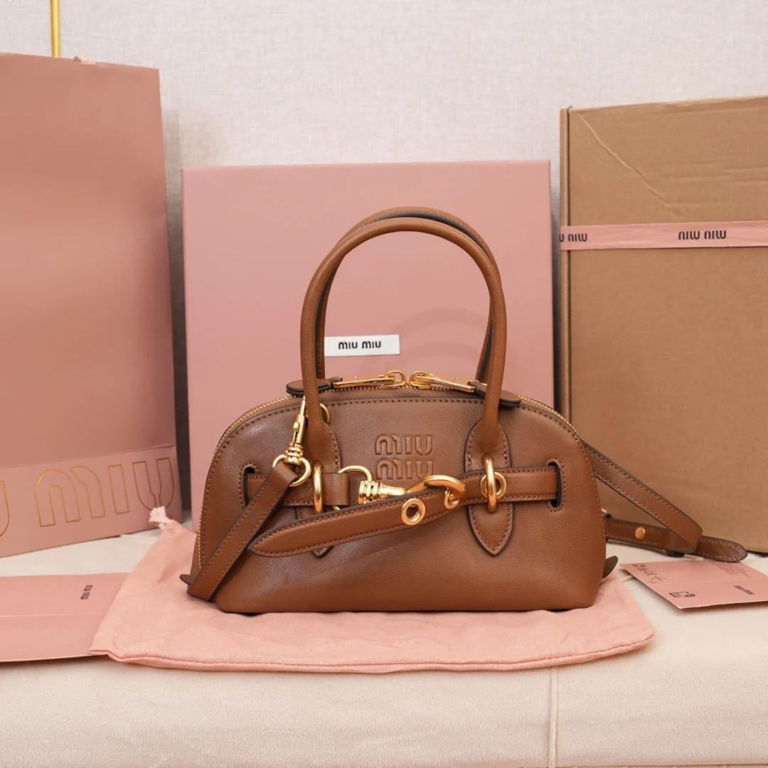 Miu Miu Aventure Nappa Leather Bag