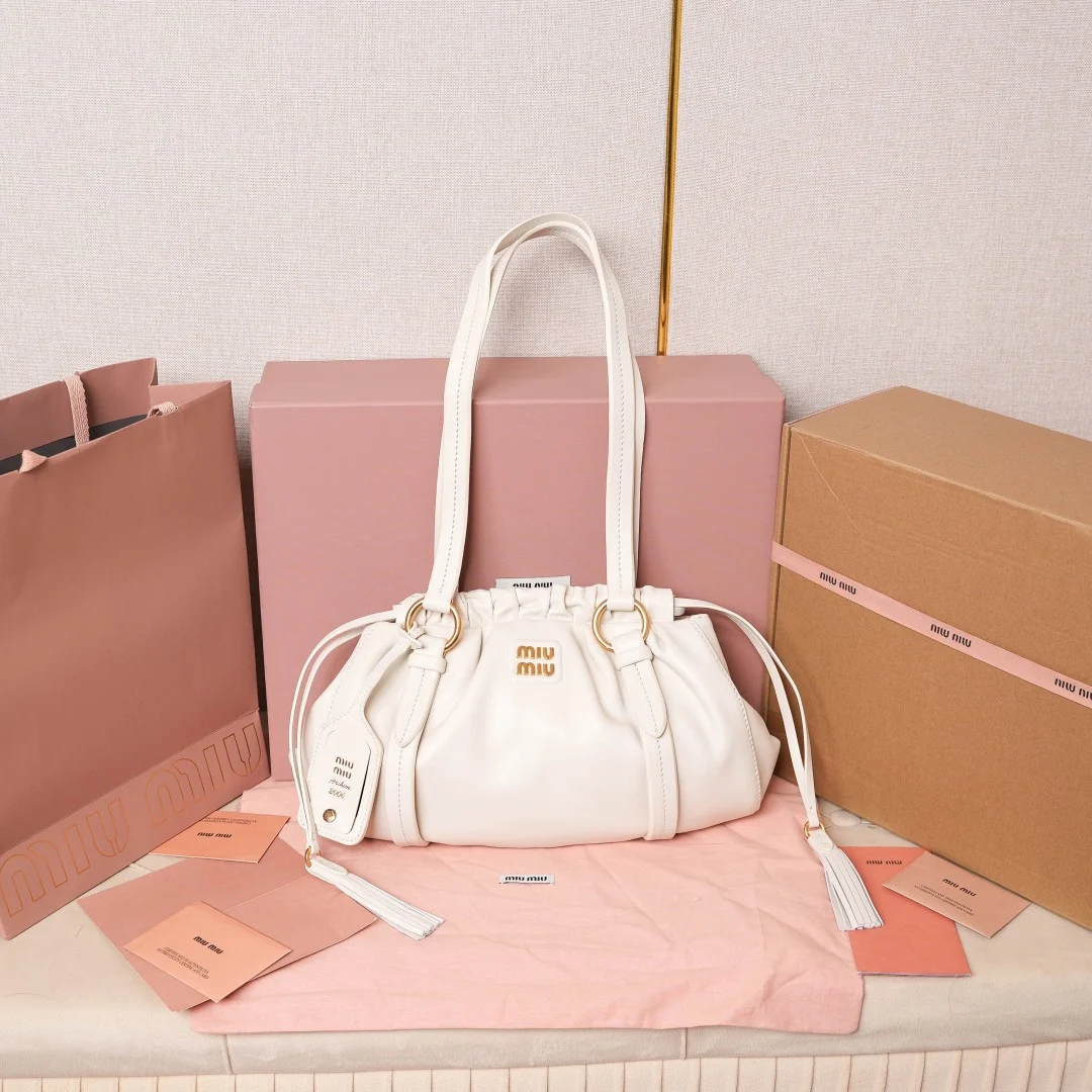 Miu Miu Joie Nappa Leather Bag