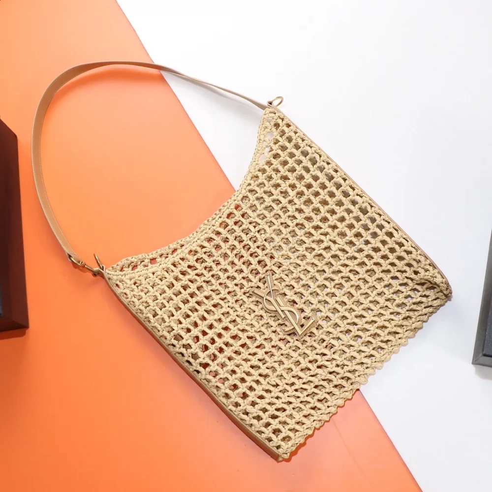 Saint Laurent Oxalis in raffia