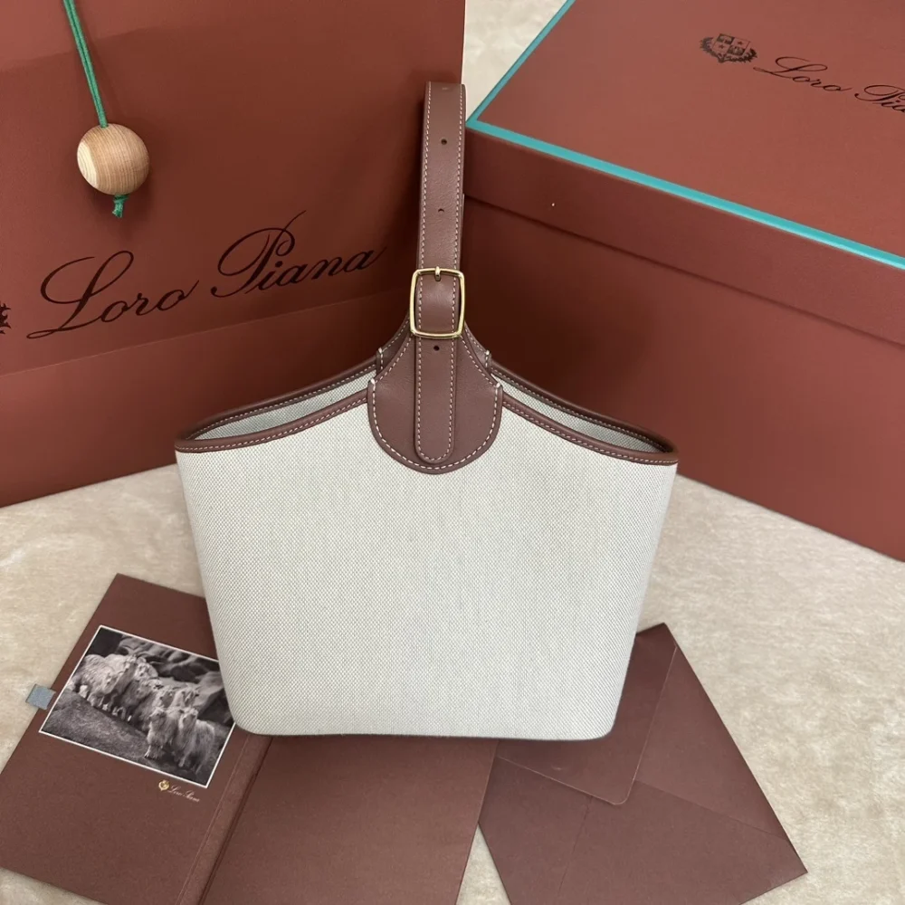 Loro Piana Bobbin Bucket Bag